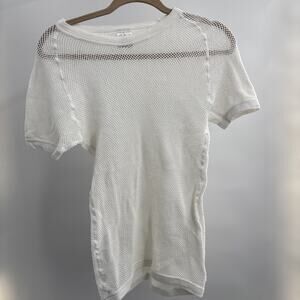 Vintage Brynje Of Norway White Mesh T Shirt L Super Thermo